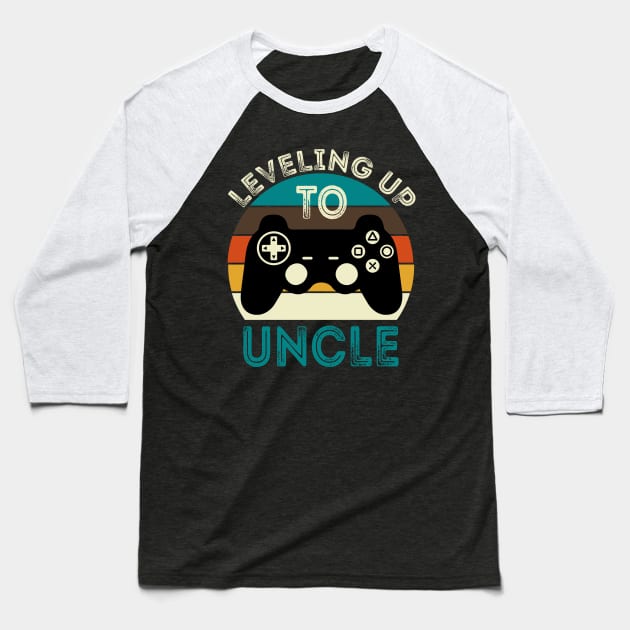 leveling up to uncle Baseball T-Shirt by DragonTees